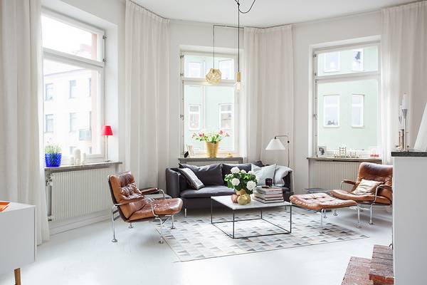 Скандинавская квартира «Sunny Swedish» для обычной семьи - светлый и дружел ... - фото