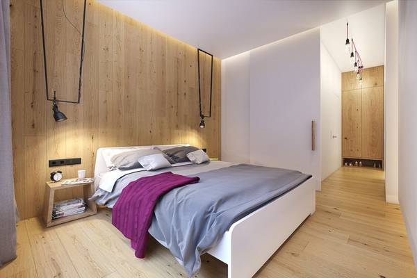 По-настоящему уютная спальня «Cheerful comfy» в скандинавском стиле с фото