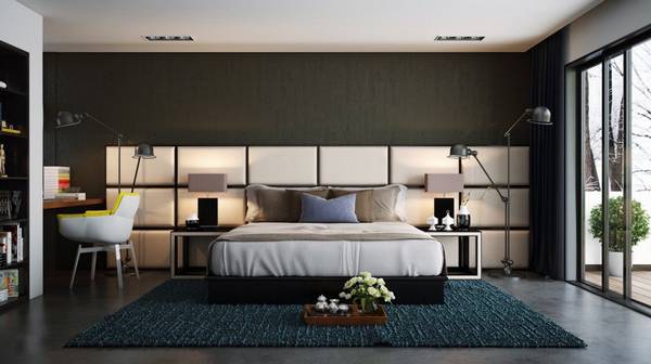 Спокойный интерьер спальни «Discovery» в современном стиле с фото