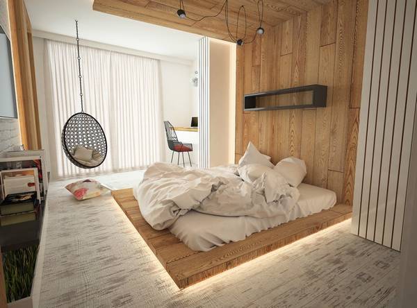 Вдохновляющий дизайн спальни «Arabic wood» - фото
