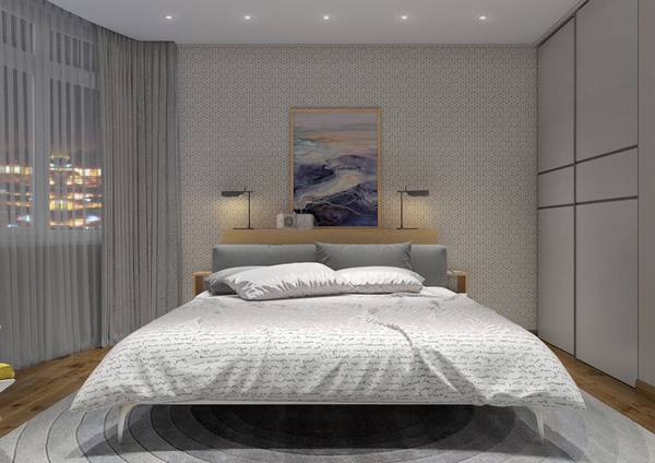 Спальня «Andrews geometric harmony» - современная гармония в геометрических узорах с фото