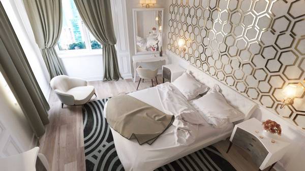 Спальня «Chisinau» в стиле арт деко - роскошь и совершенство - фото