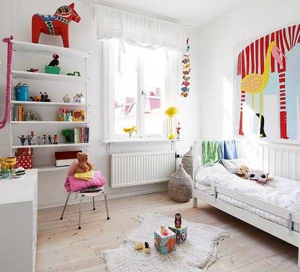 Детская в скандинавском стиле: 2 способа оформления комнаты - фото
