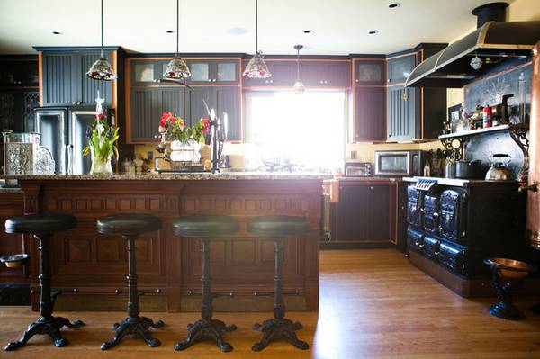 Кухня «Laorosa» в стиле стимпанк - фото