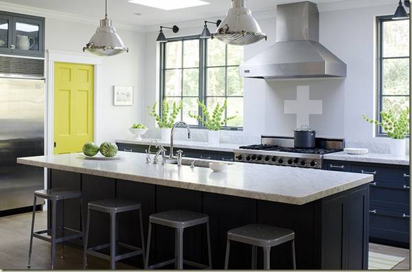 Кухня серого цвета от Джина Рапона - фото