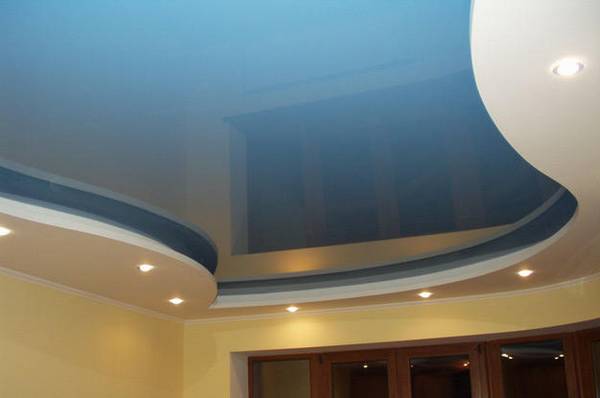 Уникальные натяжные потолки из гипсокартона: фото и 6 достоинств - фото