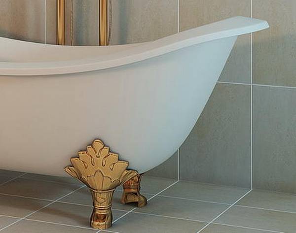 Оптимальные ножки для ванны: 3 аспекта - фото