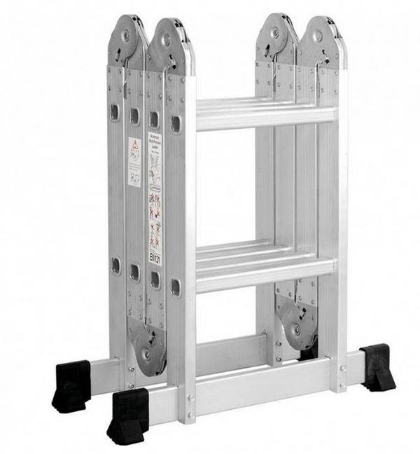 Выбор складной алюминиевой лестницы-трансформера: 4 модели - фото