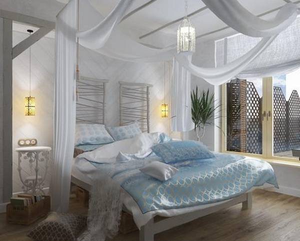 Уютная спальня в средиземноморском стиле: 3 особенности - фото