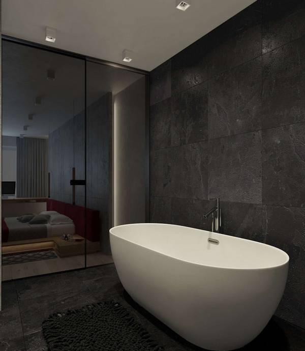 Ванная комната «Bold impression» - симбиоз современных тенденций оформления с фото